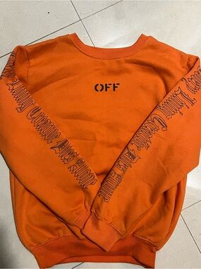 Vlone orange long sleeve
